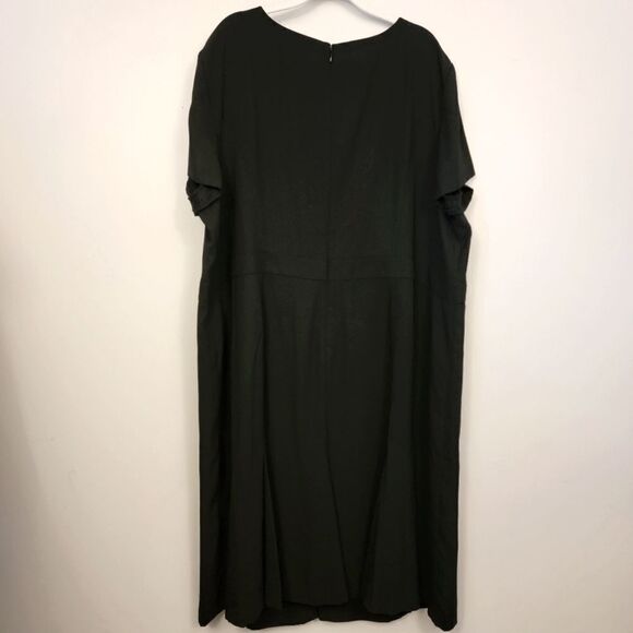 Talbots Black Pleated Dress - Picture 2 of 6